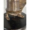 ANTICA SCULTURA in BRONZO ATTR. Enrico Marcello Zosi LAVANDAIA CONTADINA 23 cm/h
