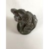 ANTICA SCULTURA BRONZO Ercole FARNESE BRONZETTO Souvenir Grand Tour H12cm