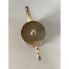 RARA TEIERA Broggi Milano "RUBATO Iles Borromées Stresa" H12cm METALLO ARGENTATO