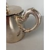 RARA TEIERA Broggi Milano "RUBATO Iles Borromées Stresa" H12cm METALLO ARGENTATO