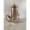 CAFFETTIERA BROGGI MILANO "Iles Borromées Stresa" H15,2cm METALLO ARGENTATO '30