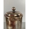 CAFFETTIERA BROGGI MILANO "Iles Borromées Stresa" H15,2cm METALLO ARGENTATO '30