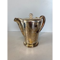 ANTICA CAFFETTIERA TEIERA 4 BROGGI MILANO Hotel Silver METALLO ARGENTATO