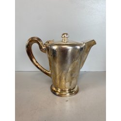 ANTICA CAFFETTIERA TEIERA 4 BROGGI MILANO Hotel Silver METALLO ARGENTATO