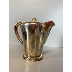 ANTICA CAFFETTIERA TEIERA 4 BROGGI MILANO Hotel Silver METALLO ARGENTATO