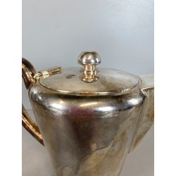 ANTICA CAFFETTIERA TEIERA 4 BROGGI MILANO Hotel Silver METALLO ARGENTATO