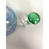 BOTTIGLIA PROFUMO VETRO CARLO MORETTI "Marblé" VINTAGE TRASPARENTE BLU VERDE '70