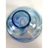 BOTTIGLIA PROFUMO VETRO CARLO MORETTI "Marblé" VINTAGE TRASPARENTE BLU VERDE '70