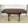 ANTICO TAVOLO PRANZO ALLUNGABILE PROLUNGA LEGNO NOCE 1900 LUIGI FILIPPO TABLE