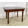 ANTICO TAVOLO PRANZO ALLUNGABILE PROLUNGA LEGNO NOCE 1900 LUIGI FILIPPO TABLE