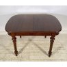 ANTICO TAVOLO PRANZO ALLUNGABILE PROLUNGA LEGNO NOCE 1900 LUIGI FILIPPO TABLE