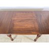 ANTICO TAVOLO PRANZO ALLUNGABILE PROLUNGA LEGNO NOCE 1900 LUIGI FILIPPO TABLE