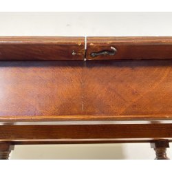 ANTICO TAVOLO PRANZO ALLUNGABILE PROLUNGA LEGNO NOCE 1900 LUIGI FILIPPO TABLE
