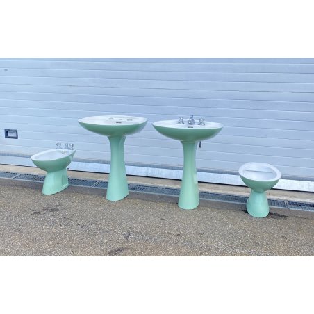 SANITARI BAGNO S.C.I. LAVENO Gio Ponti LAVENITE Antonia Campi CERAMICA SMALTATA