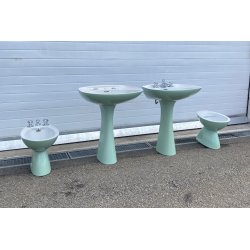 SANITARI BAGNO S.C.I. LAVENO Gio Ponti LAVENITE Antonia Campi CERAMICA SMALTATA
