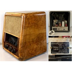 RARA RADIO a VALVOLE La Voce del Padrone 545 B COLUMBIA MarconiPhone '30/ '40