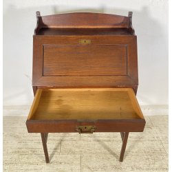 CREDENZA SCRITTOIO 1900 RIBALTA DISPENSA LEGNO SCRIVANIA VINTAGE TAVOLINO LAVORO