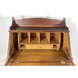 CREDENZA SCRITTOIO 1900 RIBALTA DISPENSA LEGNO SCRIVANIA VINTAGE TAVOLINO LAVORO