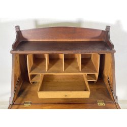 CREDENZA SCRITTOIO 1900 RIBALTA DISPENSA LEGNO SCRIVANIA VINTAGE TAVOLINO LAVORO