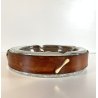 SVUOTA TASCHE VIDE POCHE CRISTALLO CUOIO LUXURY DESIGN MID CENTURY MODERN '70
