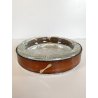 SVUOTA TASCHE VIDE POCHE CRISTALLO CUOIO LUXURY DESIGN MID CENTURY MODERN '70