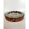 SVUOTA TASCHE VIDE POCHE CRISTALLO CUOIO LUXURY DESIGN MID CENTURY MODERN '70