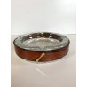 SVUOTA TASCHE VIDE POCHE CRISTALLO CUOIO LUXURY DESIGN MID CENTURY MODERN '70