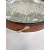SVUOTA TASCHE VIDE POCHE CRISTALLO CUOIO LUXURY DESIGN MID CENTURY MODERN '70