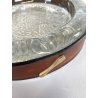 SVUOTA TASCHE VIDE POCHE CRISTALLO CUOIO LUXURY DESIGN MID CENTURY MODERN '70