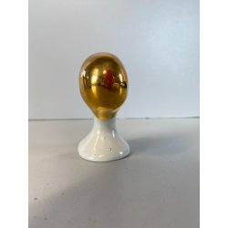 TESTA BUSTO di PIERROT PIERRET PORCELLANA BIANCA C. Villari ART DéCO H 7,5 cm