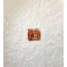 ANTICO PIATTO QUADRILOBATO ALZATA PORCELLANA CINESE FAMILLE ROSE XIX/XX sec