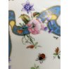 PICCOLA ALZATA PORCELLANA Rosenthal DECORO BOUQUET FIORI NASTRI  ø 16,5 cm '30