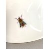 PICCOLA ALZATA PORCELLANA Rosenthal DECORO BOUQUET FIORI NASTRI  ø 16,5 cm '30