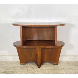 MOBILE CREDENZA ART DECÒ ANNI 30/40 CONSOLLE SCRITTOIO LEGNO RADICA LIBRERIA