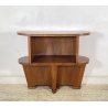MOBILE CREDENZA ART DECÒ ANNI 30/40 CONSOLLE SCRITTOIO LEGNO RADICA LIBRERIA