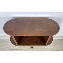MOBILE CREDENZA ART DECÒ ANNI 30/40 CONSOLLE SCRITTOIO LEGNO RADICA LIBRERIA