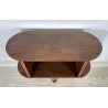 MOBILE CREDENZA ART DECÒ ANNI 30/40 CONSOLLE SCRITTOIO LEGNO RADICA LIBRERIA