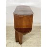 MOBILE CREDENZA ART DECÒ ANNI 30/40 CONSOLLE SCRITTOIO LEGNO RADICA LIBRERIA