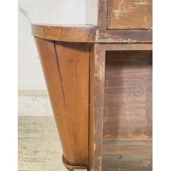 MOBILE CREDENZA ART DECÒ ANNI 30/40 CONSOLLE SCRITTOIO LEGNO RADICA LIBRERIA