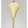 LAMPADA SOSPENSIONE DESIGN MID-CENTURY VETRO ANNI 50 METALLO LAMPADARIO SOFFITTO