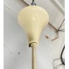 LAMPADA SOSPENSIONE DESIGN MID-CENTURY VETRO ANNI 50 METALLO LAMPADARIO SOFFITTO