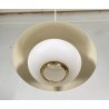 LAMPADA SOSPENSIONE DESIGN MID-CENTURY VETRO ANNI 50 METALLO LAMPADARIO SOFFITTO