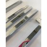 VINTAGE BAR COCKTAIL SET 6pz ATTR Silverfox PIEMME ACCIAIO DESIGN MODERNISTA '70