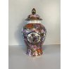 VASO GINGER CINESE con COPERCHIO PORCELLANA STILE Royal Satsuma 28 cm/h  '70