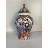 VASO GINGER CINESE con COPERCHIO PORCELLANA STILE Royal Satsuma 28 cm/h  '70