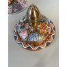 VASO GINGER CINESE con COPERCHIO PORCELLANA STILE Royal Satsuma 28 cm/h  '70