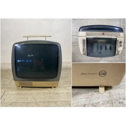 TELEVISIONE Electronic CGE TP233 TV BIANCO NERO TUBO CATODICO NON FUNZIONANTE 70