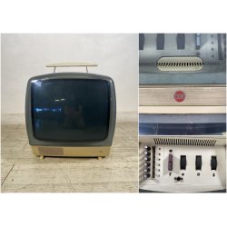 TELEVISIONE Electronic CGE TP233 TV BIANCO NERO TUBO CATODICO NON FUNZIONANTE 70
