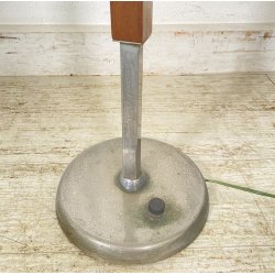 LAMPADA TERRA PIANTANA DESIGN ANNI 60 METALLO OTTONE VETRO FLOOR LAMP CASCATA