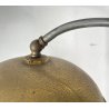 LAMPADA TERRA PIANTANA DESIGN ANNI 60 METALLO OTTONE VETRO FLOOR LAMP CASCATA